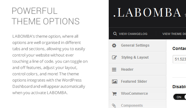 Labomba - Responsive Multipurpose WordPress Theme